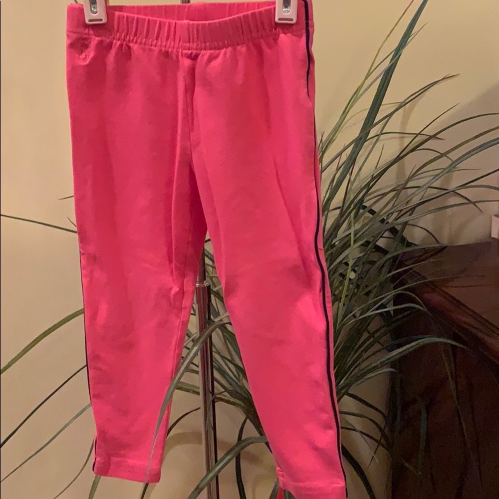 Pink pants with blue striping by Polo Ralph Lauren